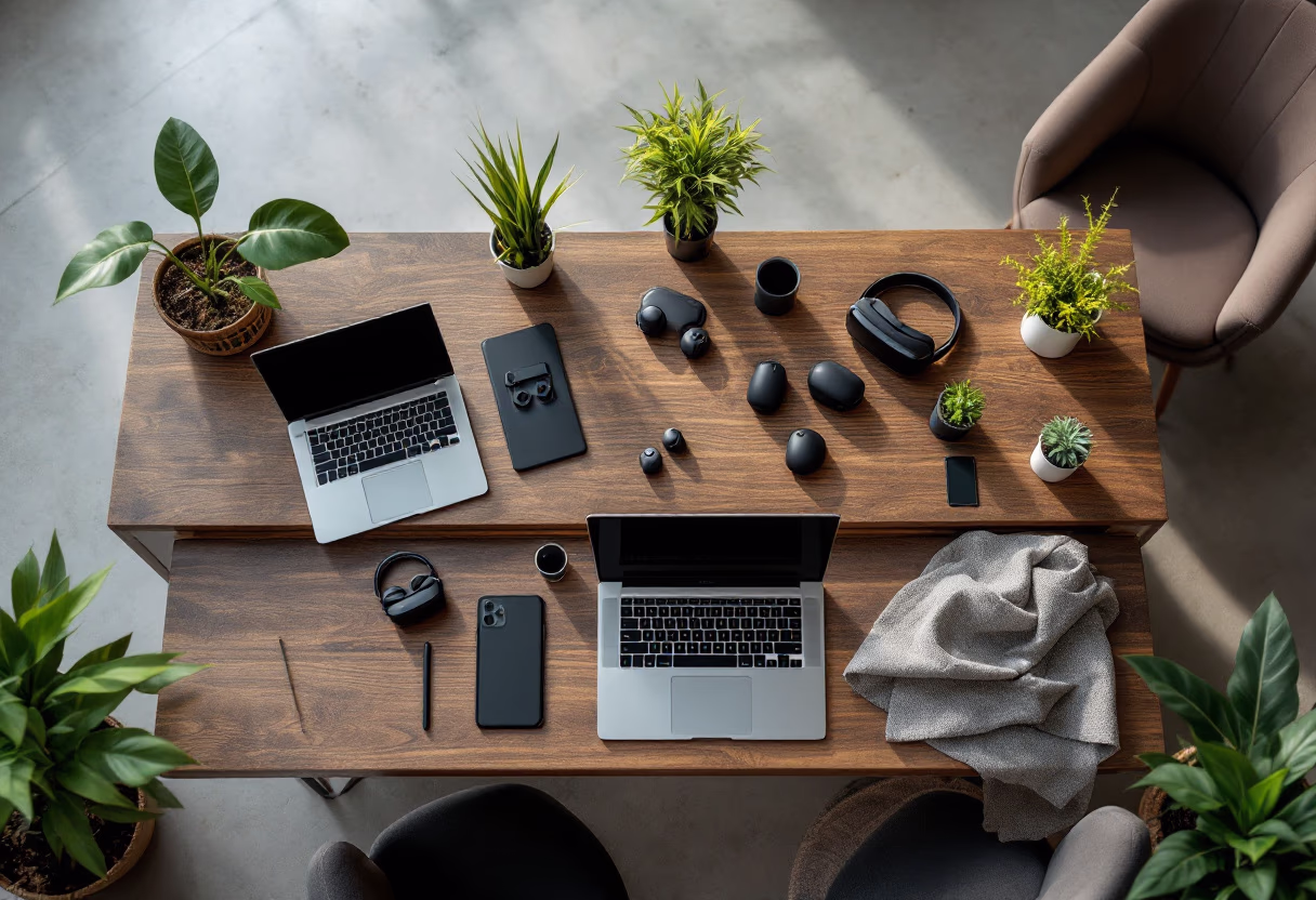 image of tech gadgets collection