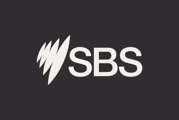 The logo of the SBS TV channel in Australia.