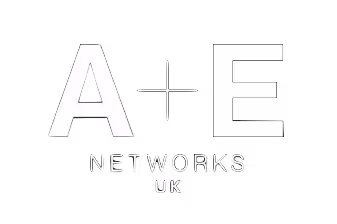The A+E company logo