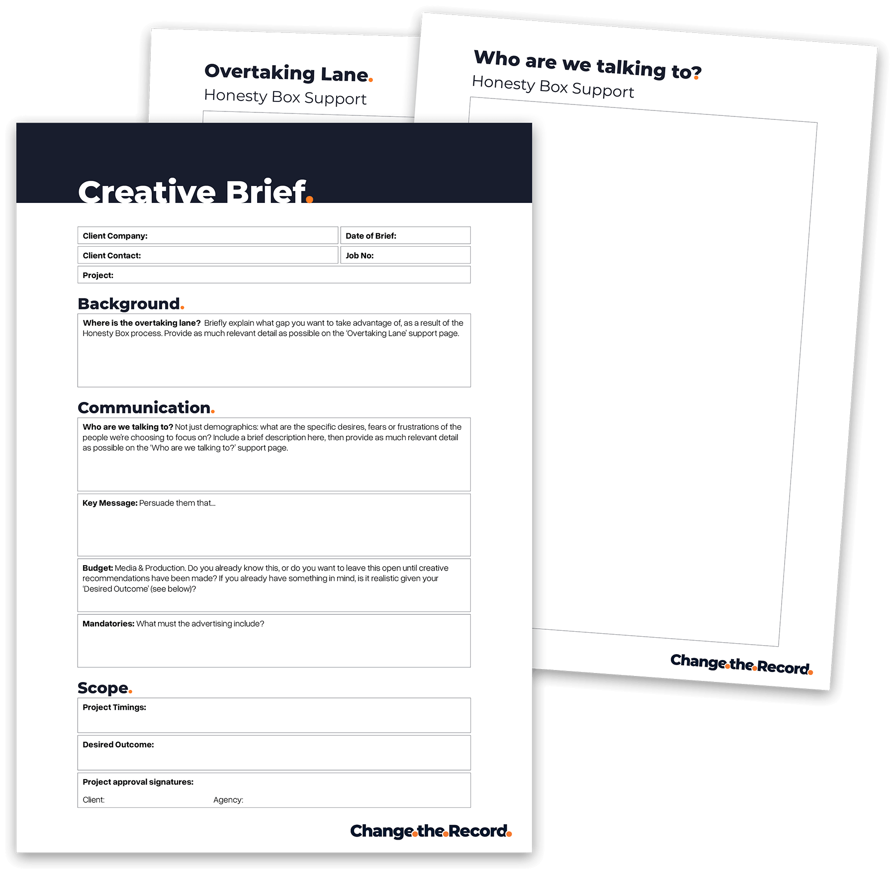Creative Brief Mockup