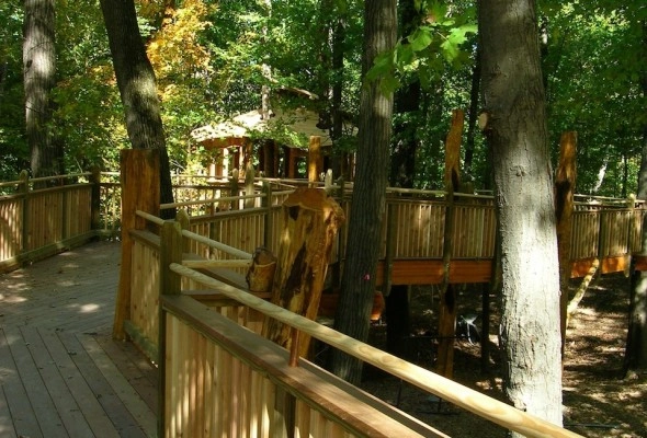 Everybody’s Treehouse, Mt. Airy Forest, Cincinnati.