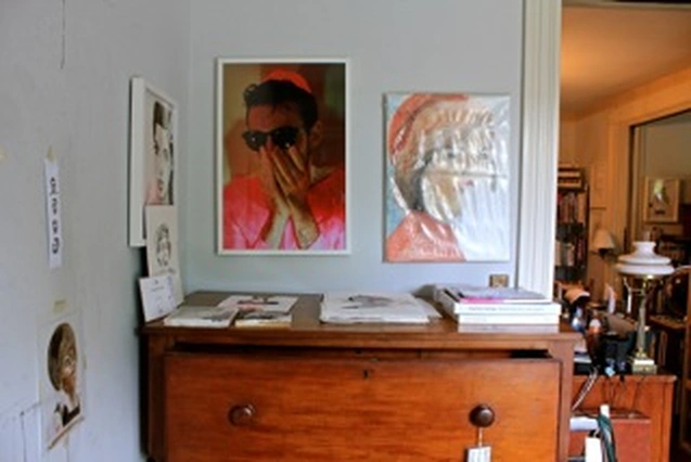 Aaron’s studio in his absence, July 2, 2013, The Archive Louis Zoellar Bickett (6 of 11). Photograph by Louis Zoellar Bickett.