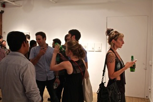Arron Skolnick’s “Wayward Bound” opening at Rare Gallery, NYC, June 25, 2013 (3 of 80). Photograph by Louis Zoellar Bickett.