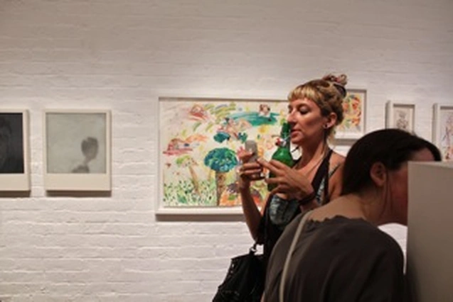Arron Skolnick’s “Wayward Bound” opening at Rare Gallery, NYC, June 25, 2013 (13 of 80). Photograph by Louis Zoellar Bickett.