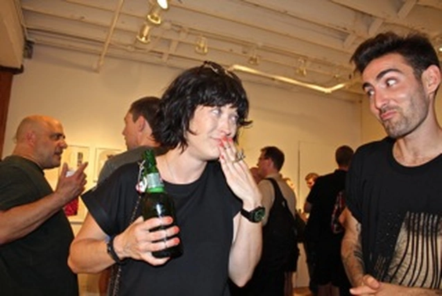 Arron Skolnick’s “Wayward Bound” opening at Rare Gallery, NYC, June 25, 2013 (25 of 80). Photograph by Louis Zoellar Bickett.