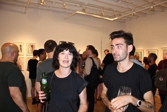Arron Skolnick’s “Wayward Bound” opening at Rare Gallery, NYC, June 25, 2013 (26 of 80). Photograph by Louis Zoellar Bickett.