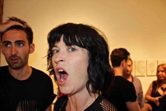 Arron Skolnick’s “Wayward Bound” opening at Rare Gallery, NYC, June 25, 2013 (27 of 80). Photograph by Louis Zoellar Bickett.
