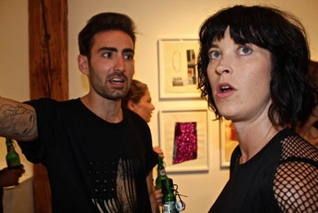 Arron Skolnick’s “Wayward Bound” opening at Rare Gallery, NYC, June 25, 2013 (29 of 80). Photograph by Louis Zoellar Bickett.