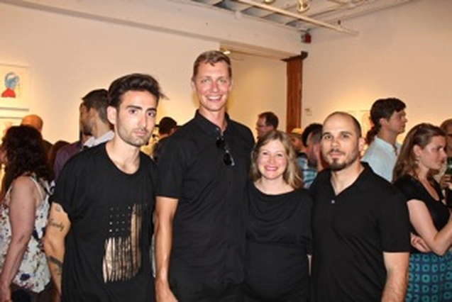 Arron Skolnick’s “Wayward Bound” opening at Rare Gallery, NYC, June 25, 2013 (35 of 80). Photograph by Louis Zoellar Bickett.