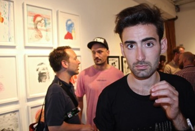Arron Skolnick’s “Wayward Bound” opening at Rare Gallery, NYC, June 25, 2013 (40 of 80). Photograph by Louis Zoellar Bickett.