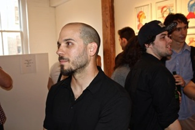 Arron Skolnick’s “Wayward Bound” opening at Rare Gallery, NYC, June 25, 2013 (50 of 80). Photograph by Louis Zoellar Bickett.