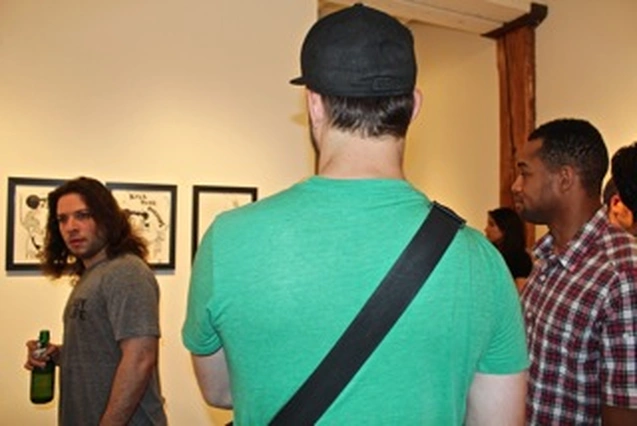 Arron Skolnick’s “Wayward Bound” opening at Rare Gallery, NYC, June 25, 2013 (56 of 80). Photograph by Louis Zoellar Bickett.