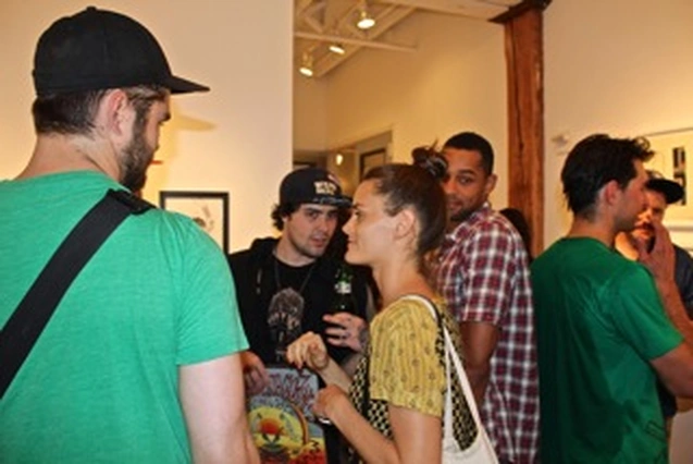Arron Skolnick’s “Wayward Bound” opening at Rare Gallery, NYC, June 25, 2013 (58 of 80). Photograph by Louis Zoellar Bickett.