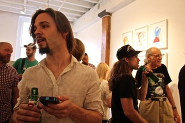 Arron Skolnick’s “Wayward Bound” opening at Rare Gallery, NYC, June 25, 2013 (61 of 80). Photograph by Louis Zoellar Bickett.