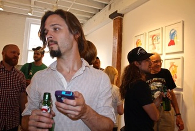 Arron Skolnick’s “Wayward Bound” opening at Rare Gallery, NYC, June 25, 2013 (62 of 80). Photograph by Louis Zoellar Bickett.