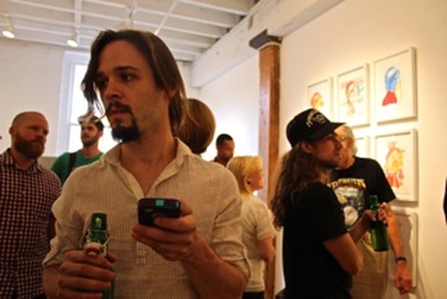 Arron Skolnick’s “Wayward Bound” opening at Rare Gallery, NYC, June 25, 2013 (63 of 80). Photograph by Louis Zoellar Bickett.