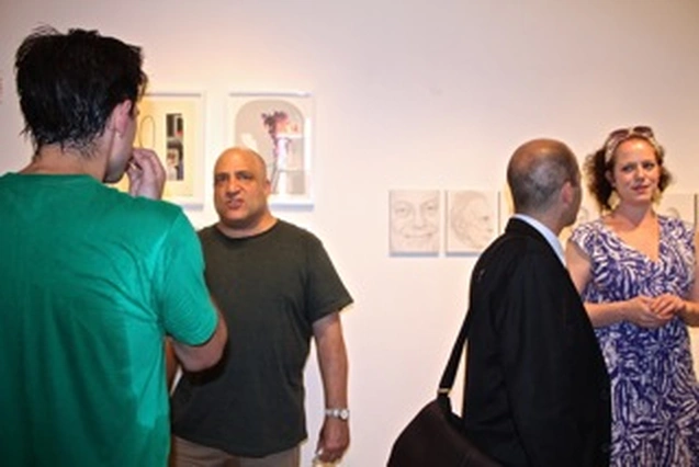 Arron Skolnick’s “Wayward Bound” opening at Rare Gallery, NYC, June 25, 2013 (67 of 80). Photograph by Louis Zoellar Bickett.