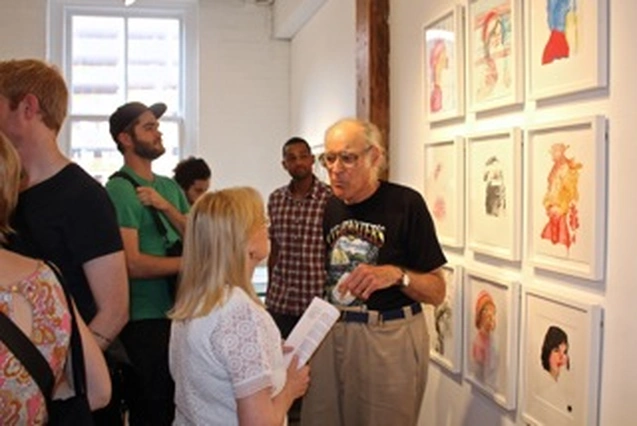 Arron Skolnick’s “Wayward Bound” opening at Rare Gallery, NYC, June 25, 2013 (69 of 80). Photograph by Louis Zoellar Bickett.