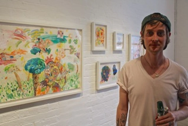 Arron Skolnick’s “Wayward Bound” opening at Rare Gallery, NYC, June 25, 2013 (74 of 80). Photograph by Louis Zoellar Bickett.