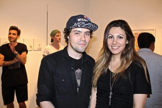 Arron Skolnick’s “Wayward Bound” opening at Rare Gallery, NYC, June 25, 2013 (75 of 80). Photograph by Louis Zoellar Bickett.