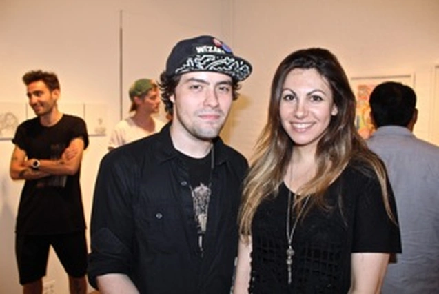 Arron Skolnick’s “Wayward Bound” opening at Rare Gallery, NYC, June 25, 2013 (76 of 80). Photograph by Louis Zoellar Bickett.