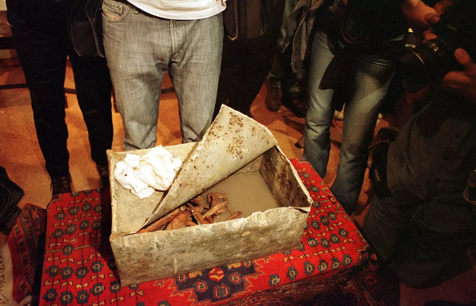 Box containing the remains of Diego Colón, believed to be Christopher Columbus’s brother, though DNA analysis suggests only a distant kinship.