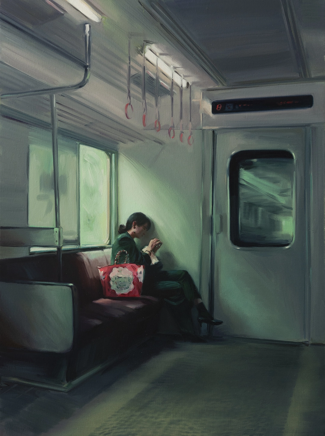 Journey woman, 2024.Oil on canvas. 24 x 18 in.