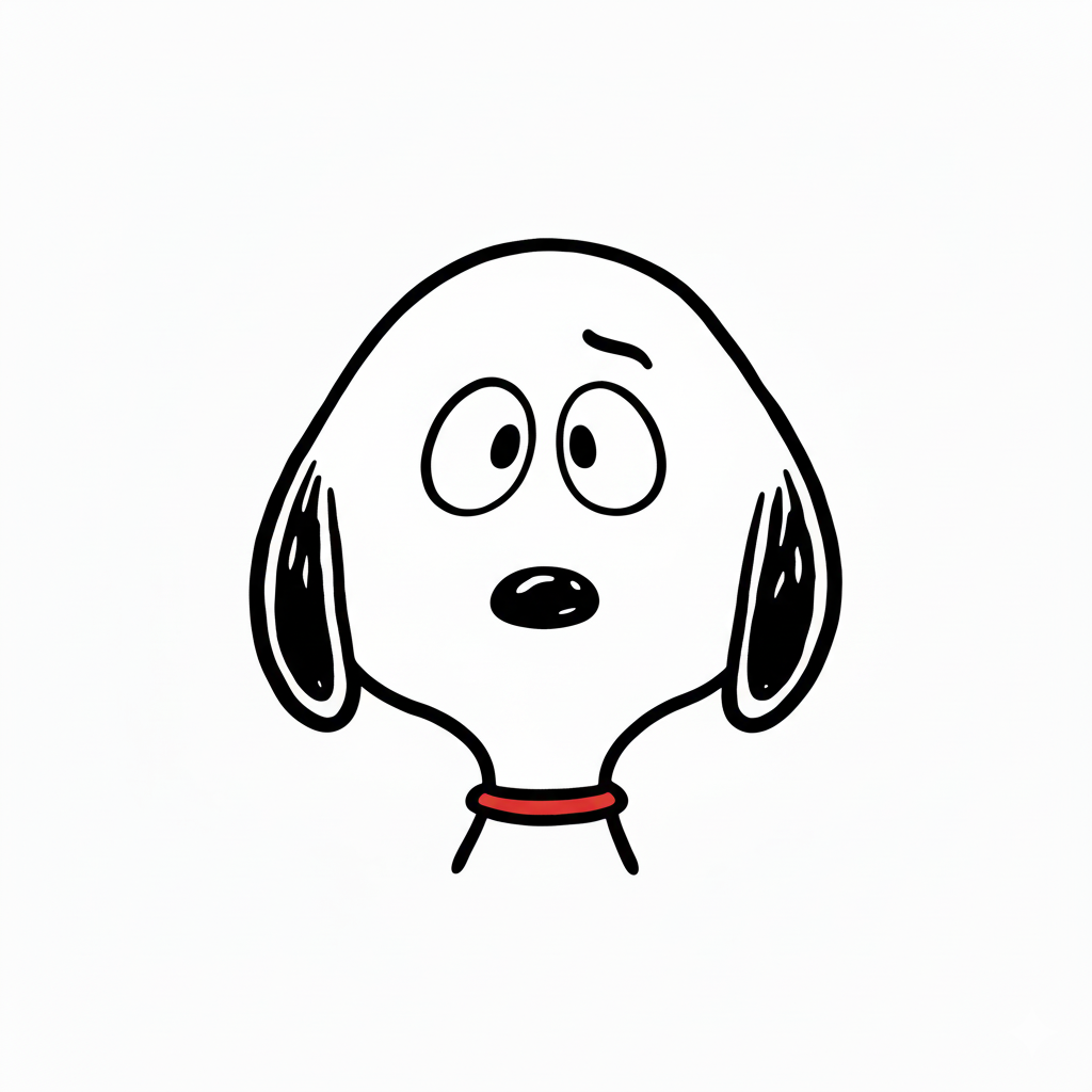 Snoopy — his front view isn’t nearly as funny as his profile. Julio Iglesias has a similar problem with his left side.