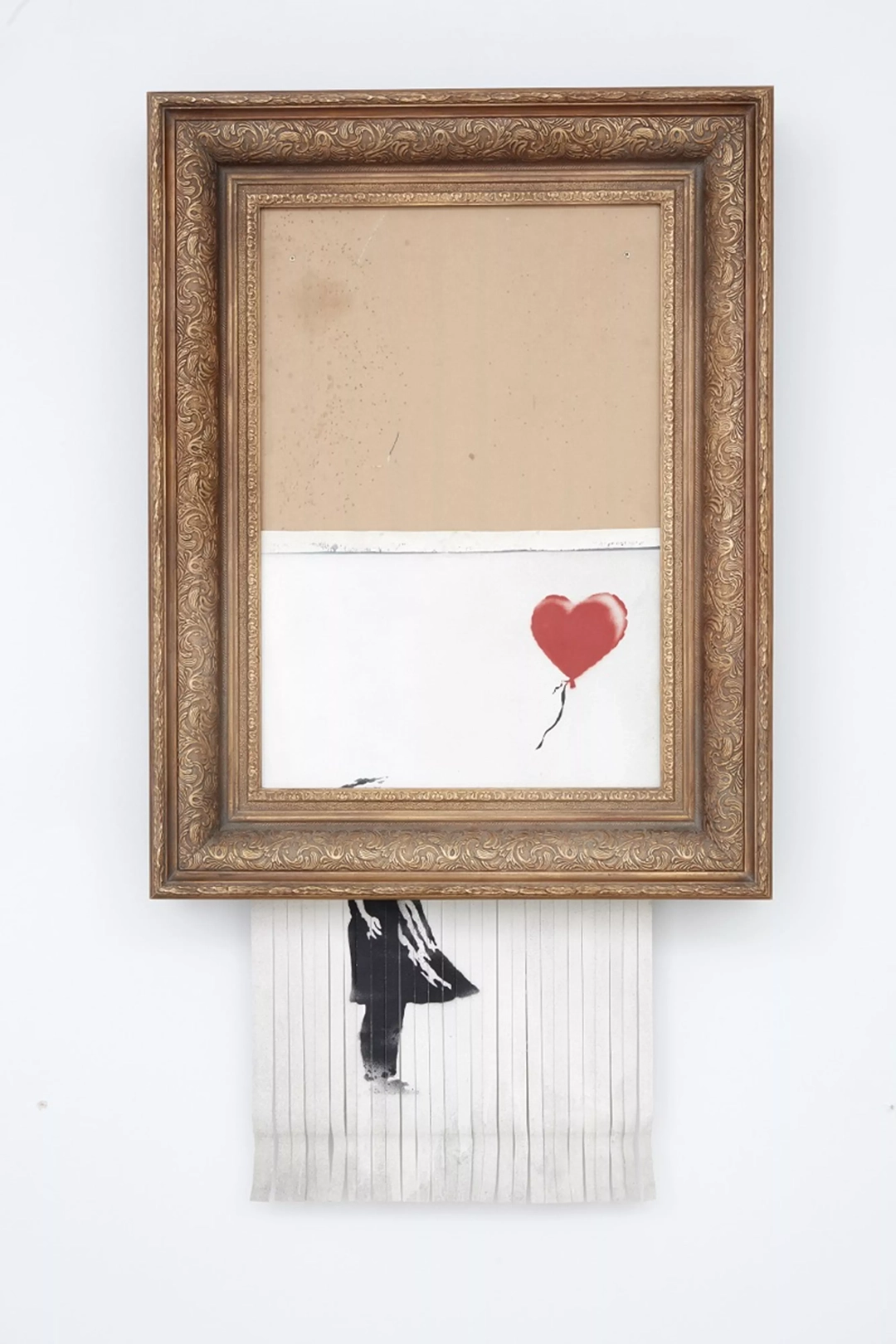 Banksy, Love is in the Bin, 2018. Courtesy of Sotheby’s.