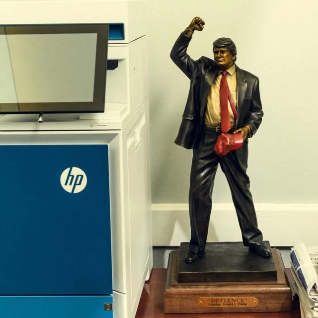 The Light that sets their faces ablaze