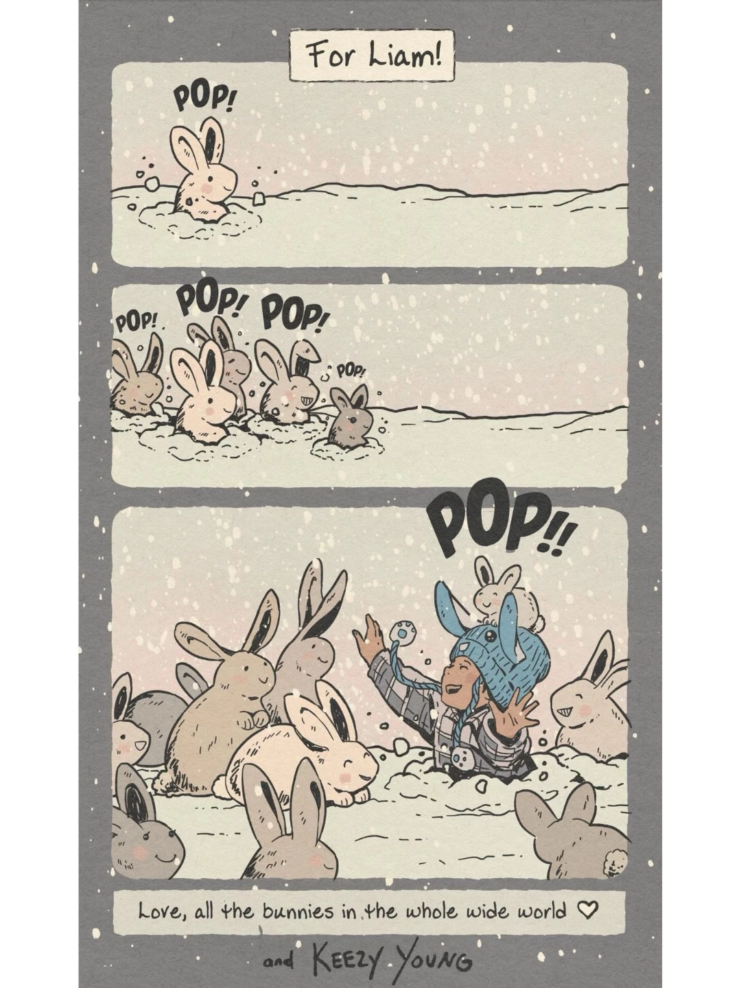 Taken from the Instagram profile of Hands Off NYC https://www.instagram.com/handsoffnyc/ “We’re thrilled to partner with @comixaction and prominent comic creators on #Comics4Liam.”