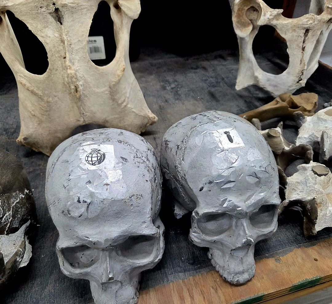 All photographs of individual works, whether documented independently or within the studio context, were taken by the author or supplied directly by the artist for the purposes of this review.