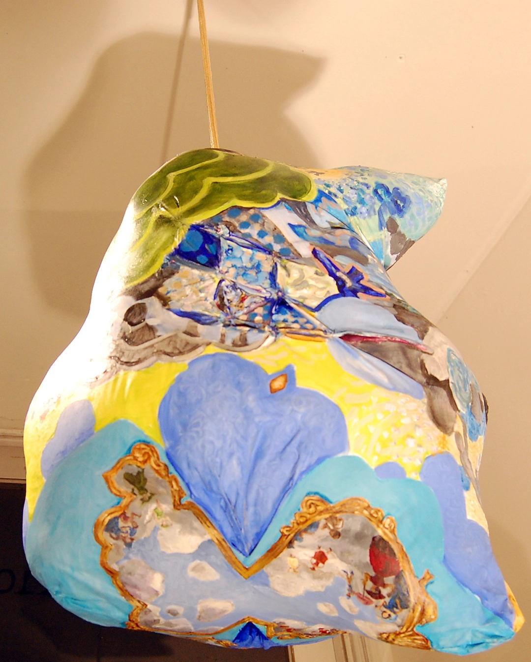 Firmament (with Sass), 2010  Installation View | Oil on Muslin with Fluff