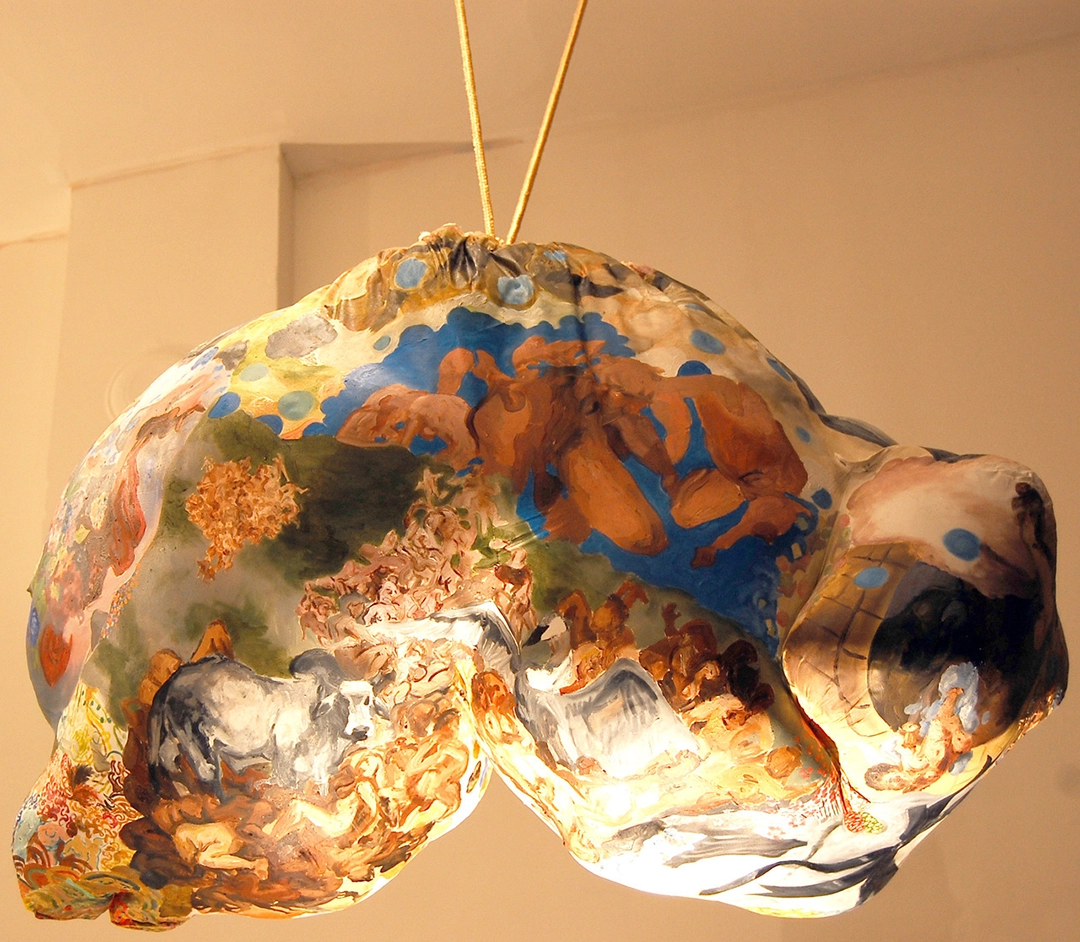 Firmament (with Sass), 2010  Installation View | Oil on Muslin with Fluff