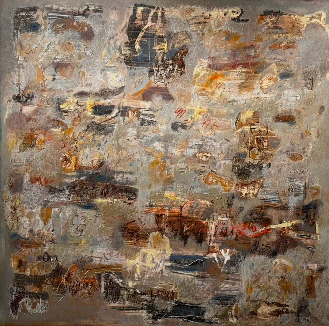 Untitled, 2025  Mixed media on canvas | 60 x 60 in