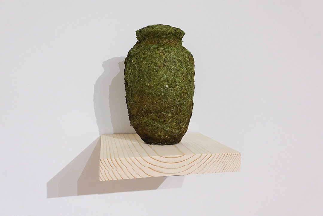 Works on view in The Body Isn't a Battery That Discharges Upon Death, at the Carnegie