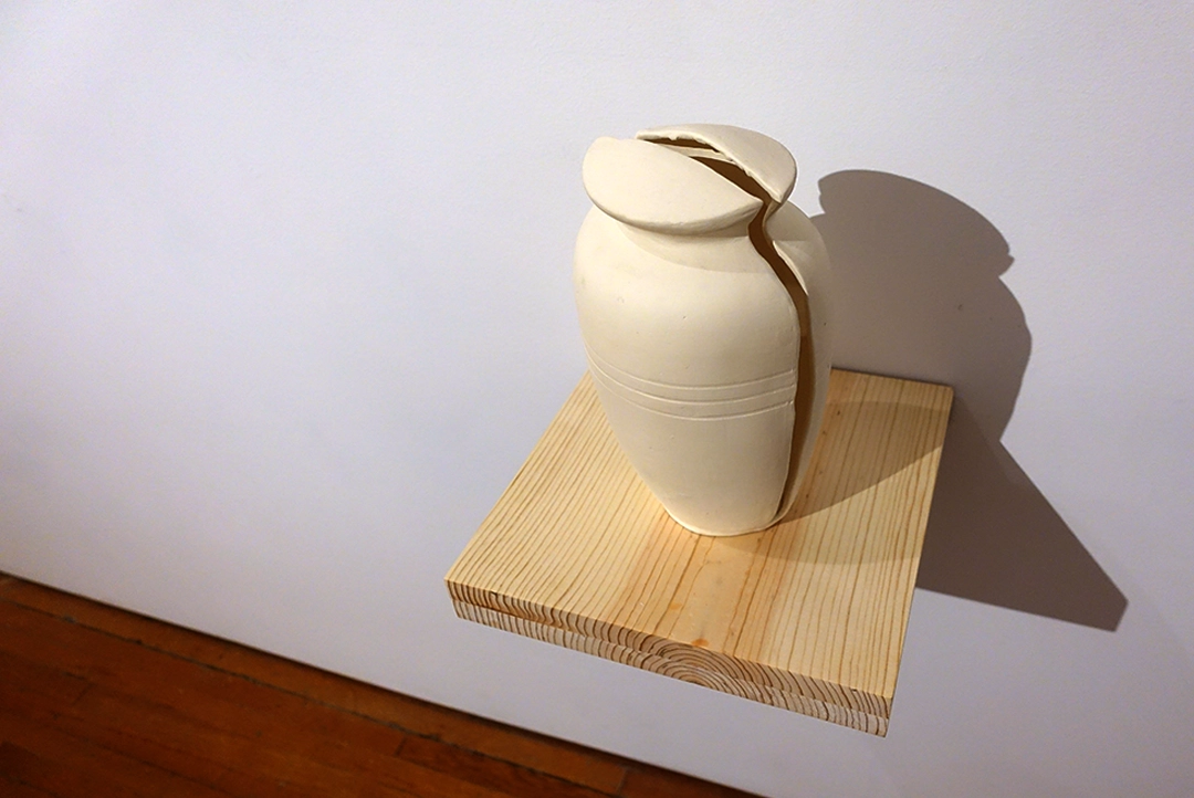 Works on view in The Body Isn't a Battery That Discharges Upon Death, at the Carnegie