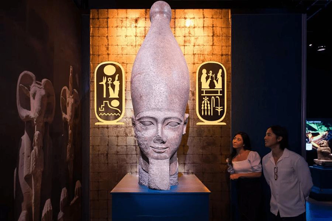 Ramses and the Pharaohs’ Gold exhibition at Battersea.