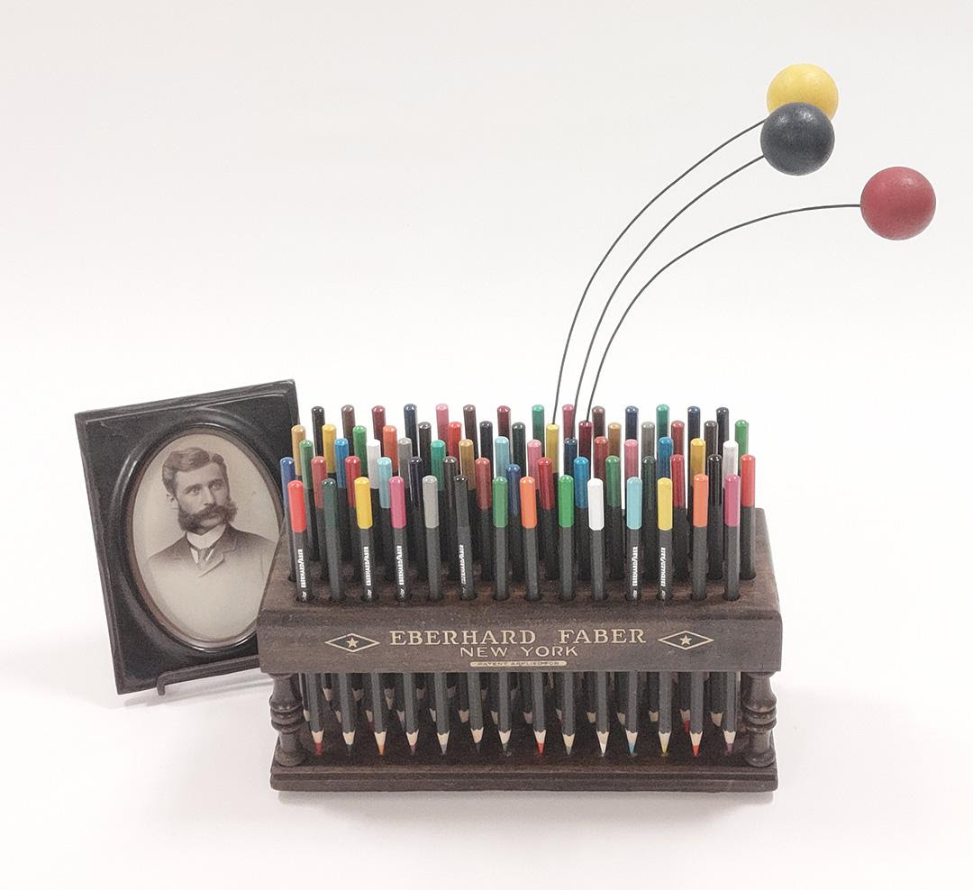 Mark Serrianne, Primary Colors, mixed media sculpture