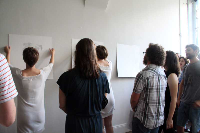 André Alves, Silence It Is, 2011. Performance.