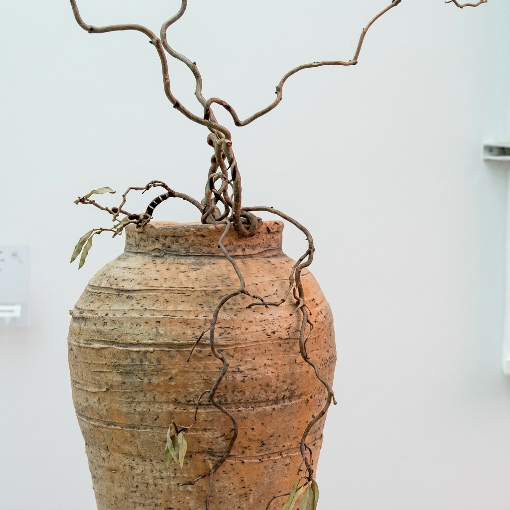 Ceramic work documented during the Cincinnati Sister Cities artist-exchange program, early 2000s. Source: ÆQAI / Jan Brown Checco archive.