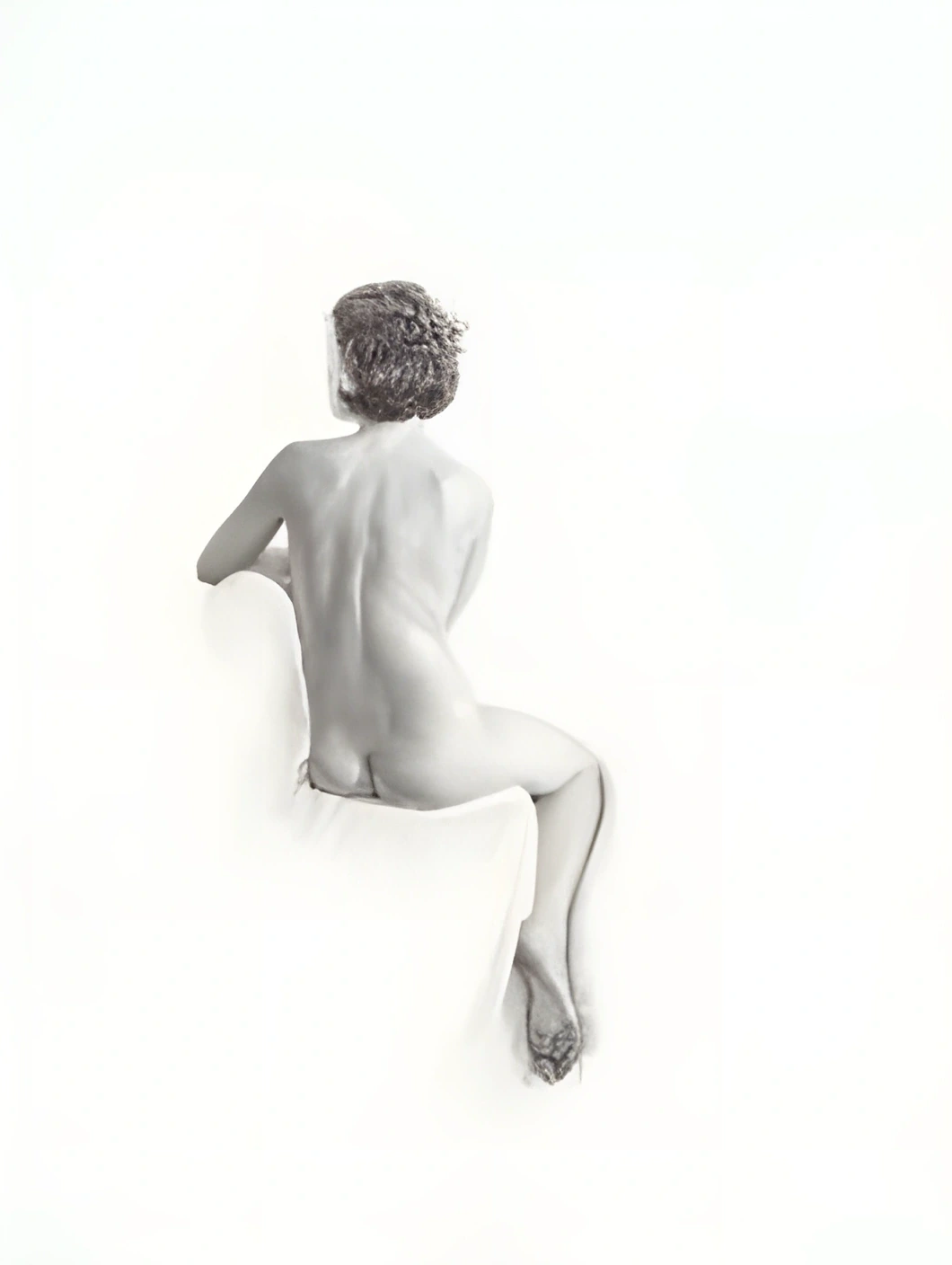 Bain Butcher, Untitled, graphite on paper, 30 × 20 in., 2008. Digitally enhanced.