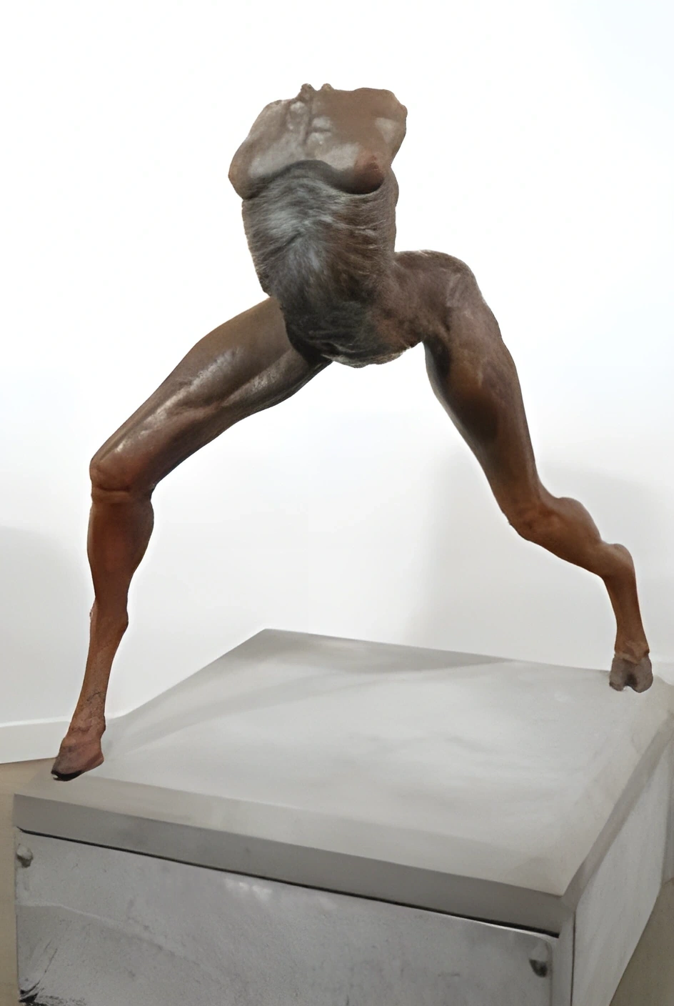 Jesse Berlin, Drone Series #1, cast bronze, 36 × 24 × 48 in., 2010. Digitally enhanced.