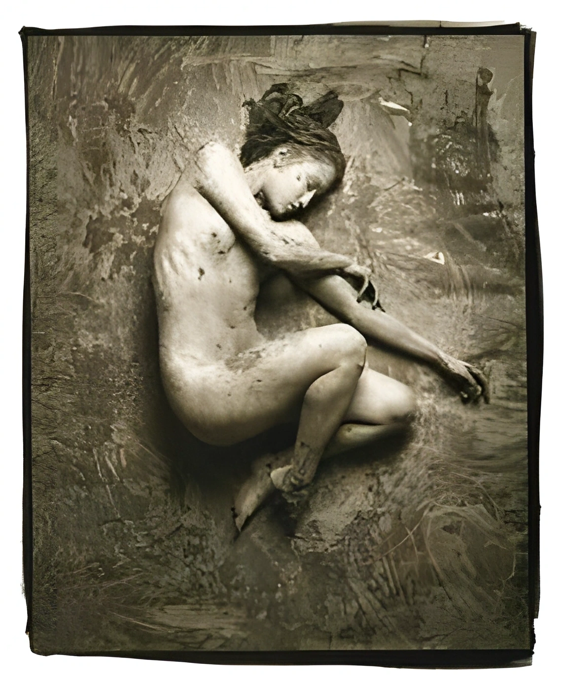 Scott Nichol, Clay #3, palladium print, 9 × 11 in., 2010. Digitally enhanced.