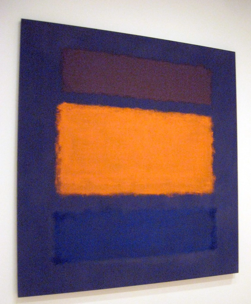 Mark Rothko, Brown, Orange, Blue on Maroon, 1963, oil on canvas, Cincinnati Art Museum.