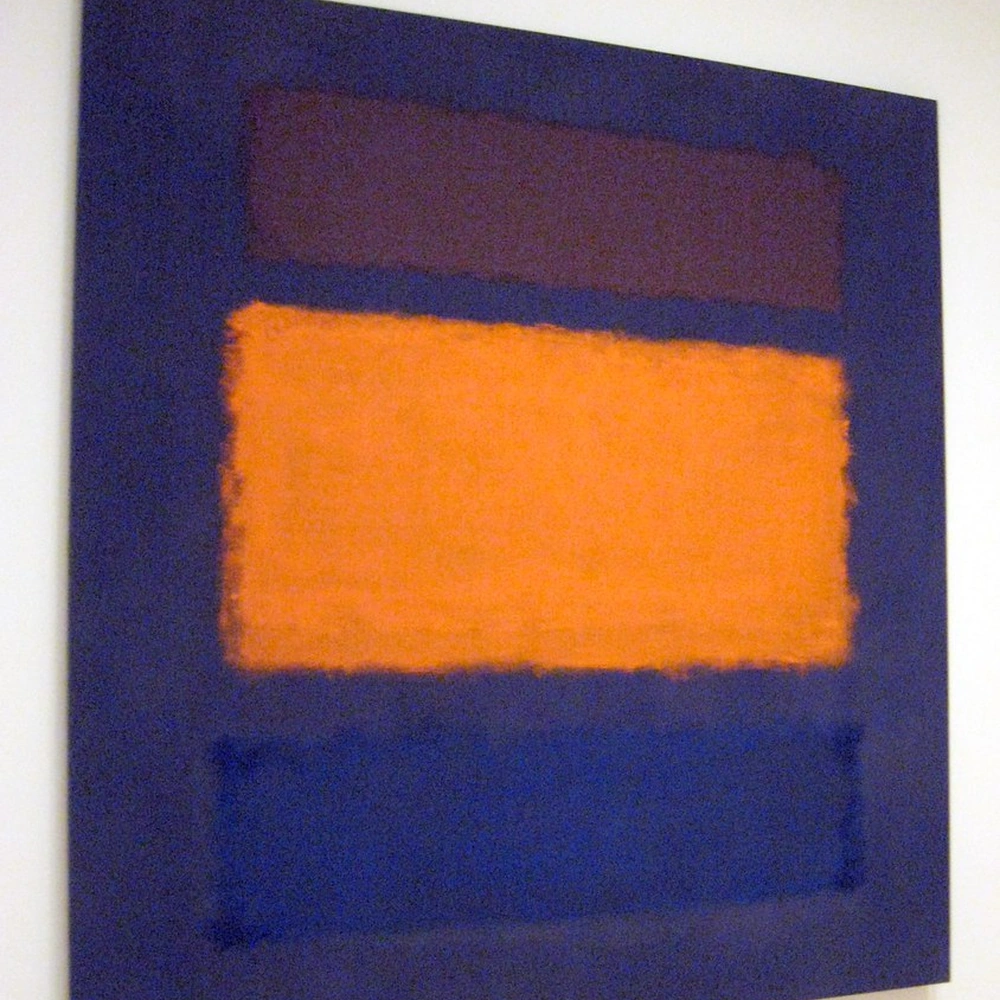 Mark Rothko, Brown, Orange, Blue on Maroon, 1963.
