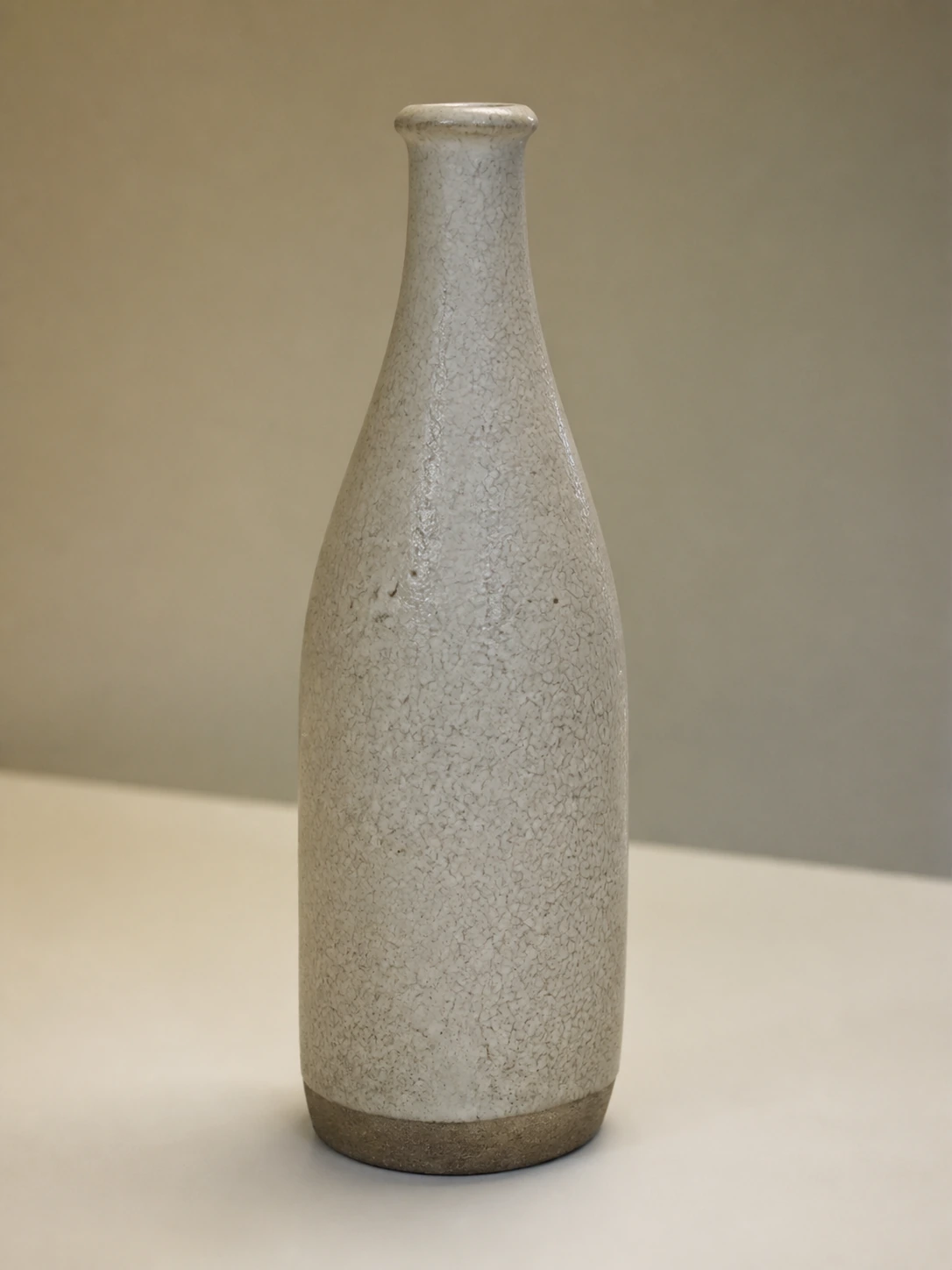 Sake Bottle, heavy gray crackled glaze (1900), 1900.143, Gift of Rookwood Company. Digitally enhanced.