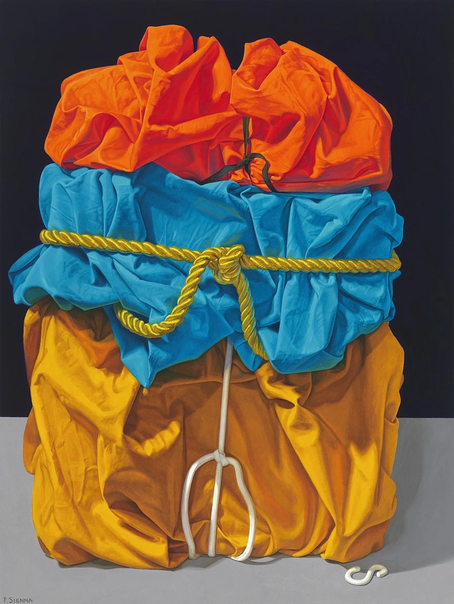 Pamela Sienna, Monument #1, 24 × 18 in., oil on panel.