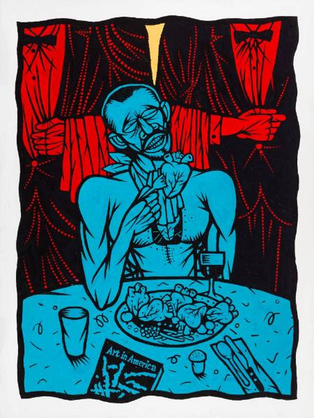 Self Portrait: Eating the Heart Out of Isms and Schisms, 2002, Thom Shaw.