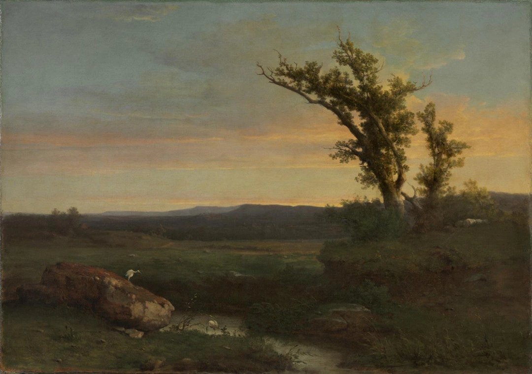 George Inness. Twilight on the Campagna (c. 1851). Oil on canvas. Collection of the Philadelphia Museum of Art.